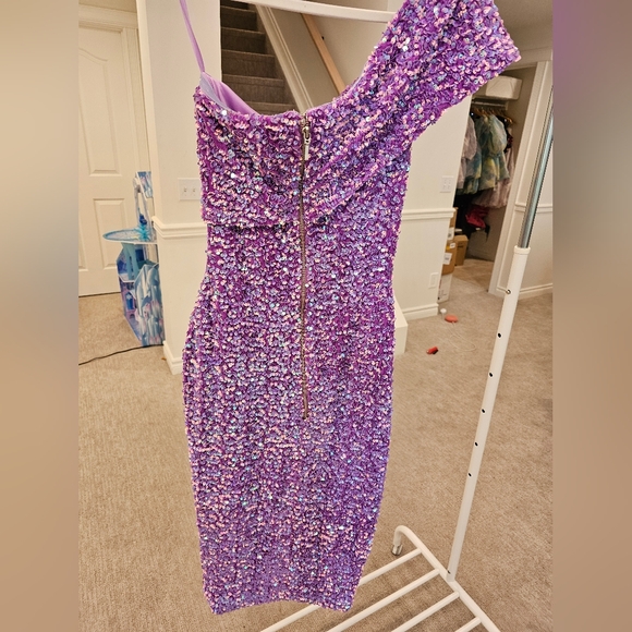 ELIYA THE LABEL                        ALYSSA DRESS - PURPLE - Picture 6 of 6